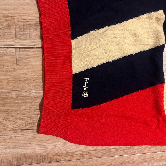 Pringle Red, Cream, and Tan Sweater - Picture 2 of 3